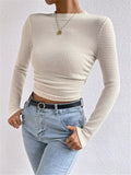 Waffle Knit Long Sleeve T-Shirt – Muse & Moss