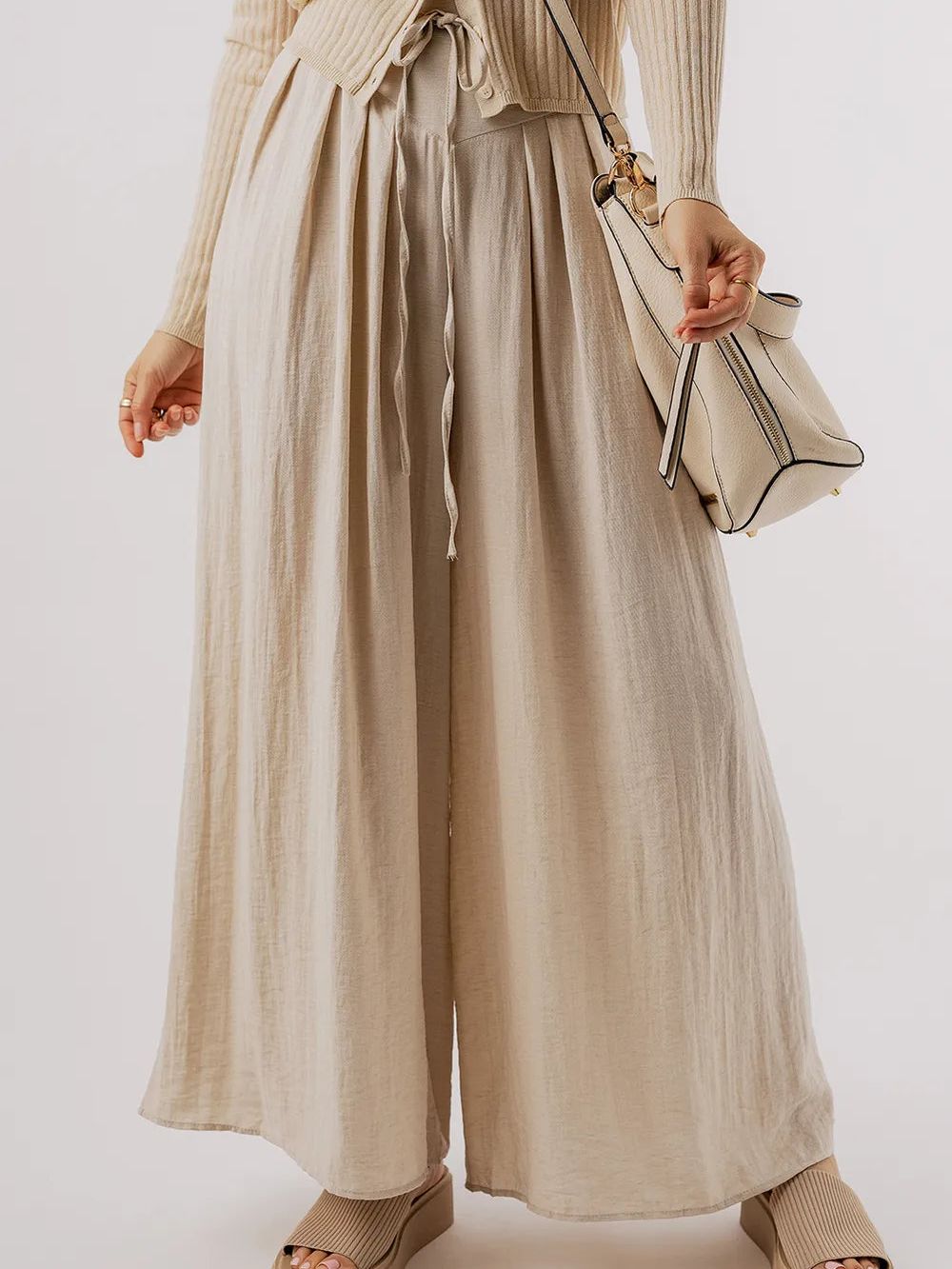 Tied Wide Leg Pants – Muse & Moss
